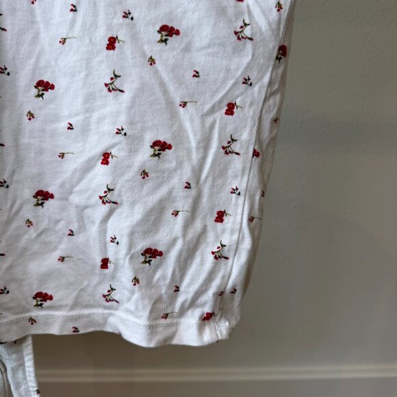 Wilfred Adela Backless Floral Tee • Espace Goji Berry • XS • Cottagecore Red - Picture 8 of 16